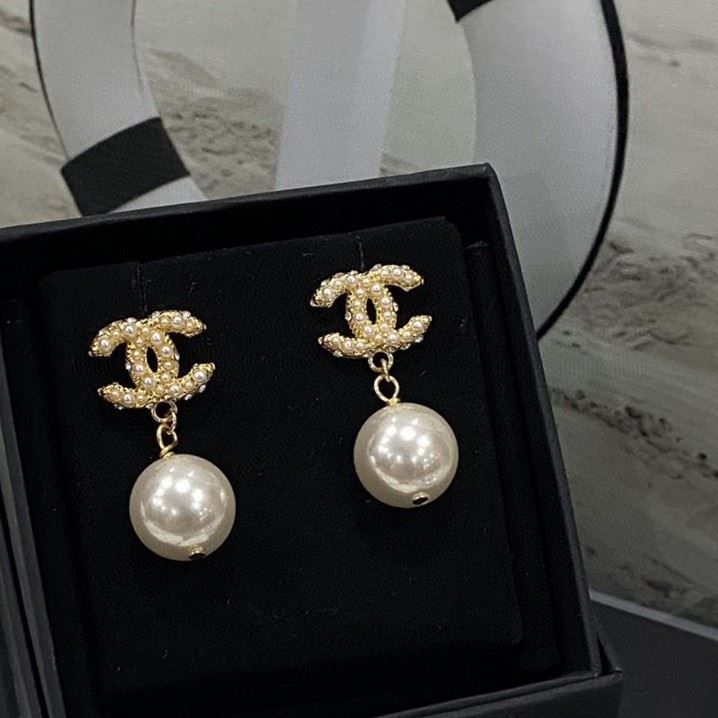 Ch*el earrings